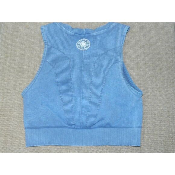 Soul Cycle x Nux Active Sports Bra Size Small Blue  Crop Tank Top - Picture 2 of 9